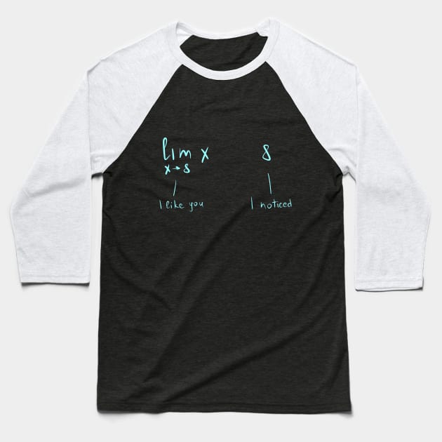 Math joke Baseball T-Shirt by RARA_AVIS